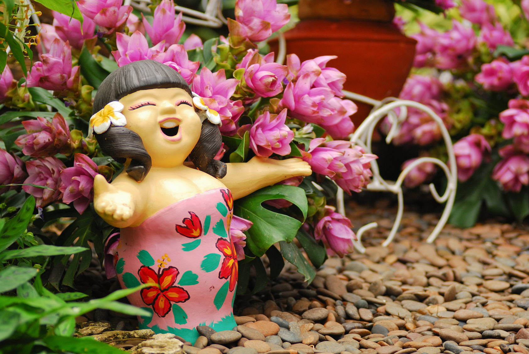 Tillverka trädgårdsfigurer